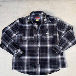 Obey Monochrome Plaid Shirt